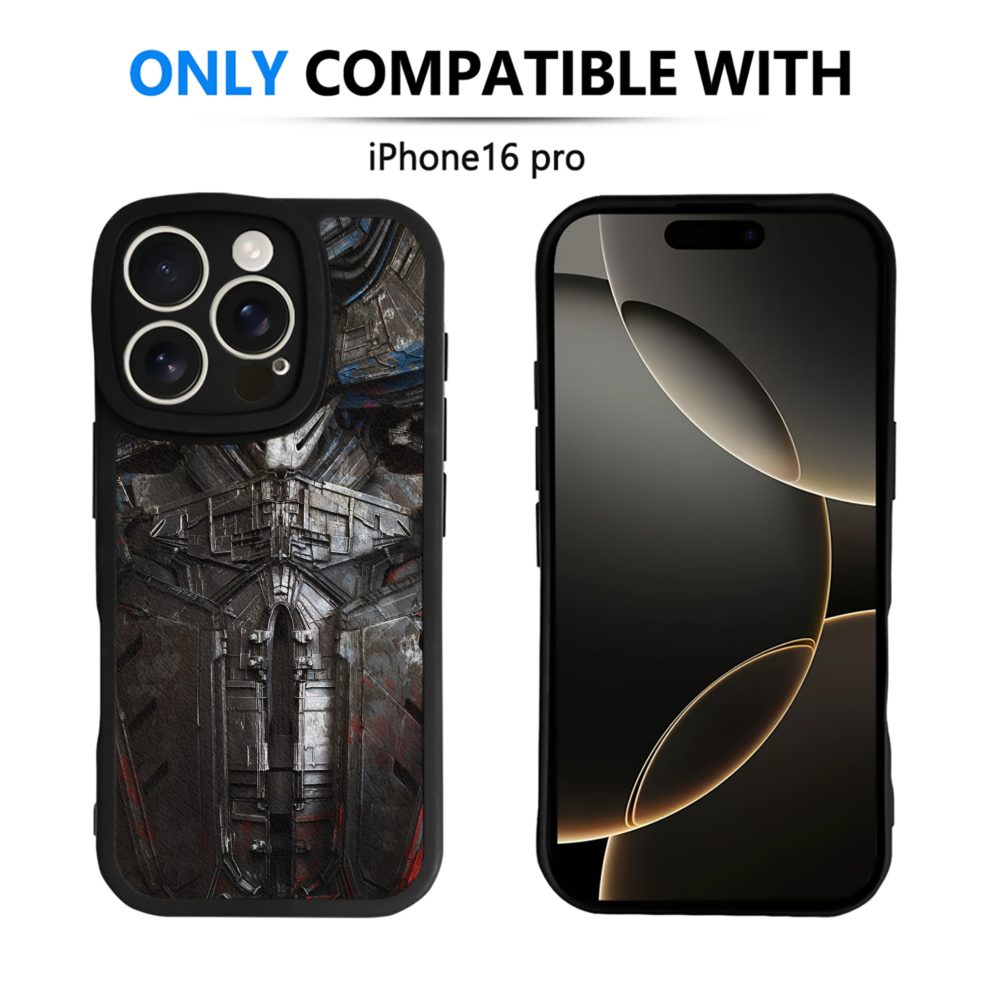 （画像用） Transformers トランスフォーマー 【iPhone 16シリーズ対応】シリコンスマホケース（レザー調） 材質：シリコン